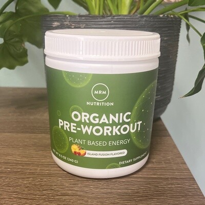 MRM Organic Pre Workout Powder - Island Fusion flavored