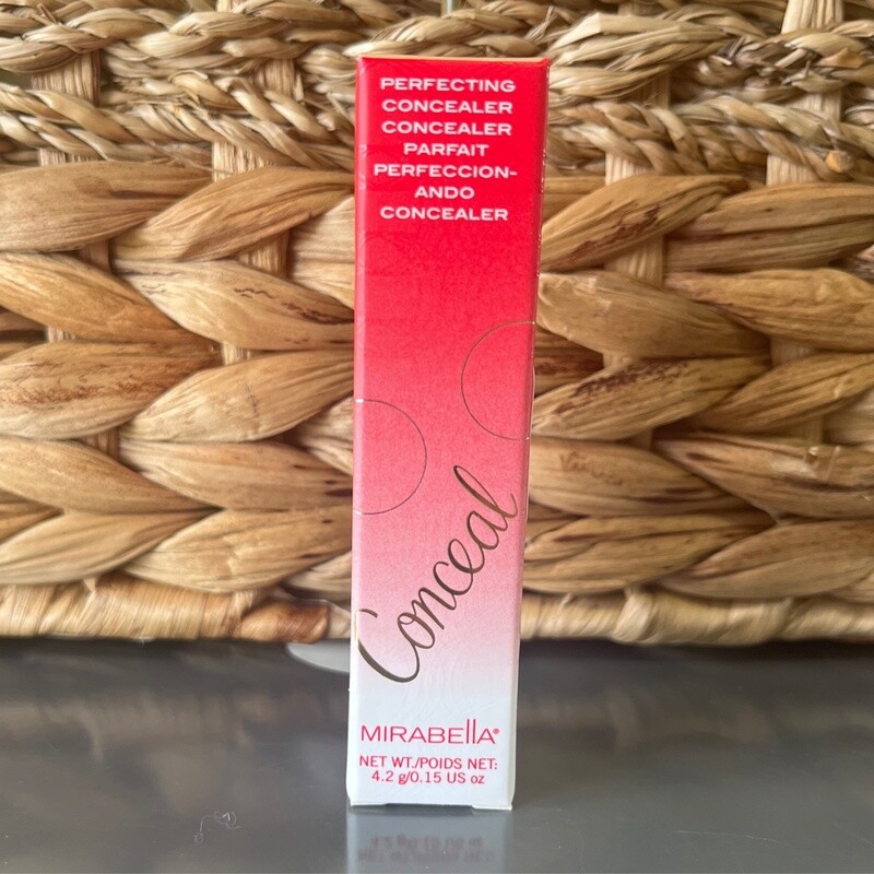 Mirabella Perfecting Long-Wear Cream Concealer Stick, Shade Fair Weightless &amp; Versatile Formula Soothes, Nourishes &amp; Moisturizes Skin While Hiding Fine Lines &amp; Wrinkles