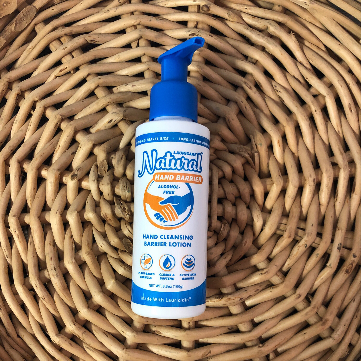 LauriCare Natural Hand Barrier Lotion