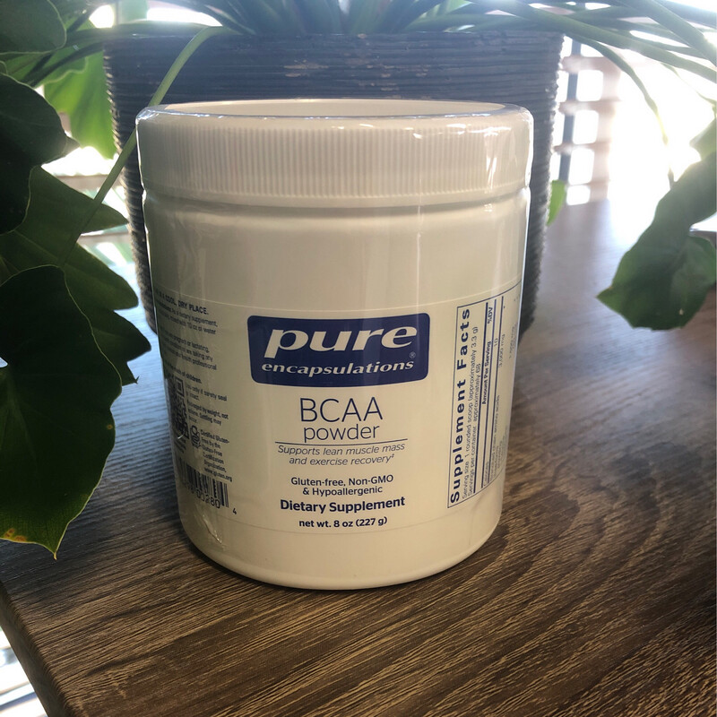 BCAA Powder | Hypoallergenic Supplement to Support Muscle Function During Exercise | 8 Ounces