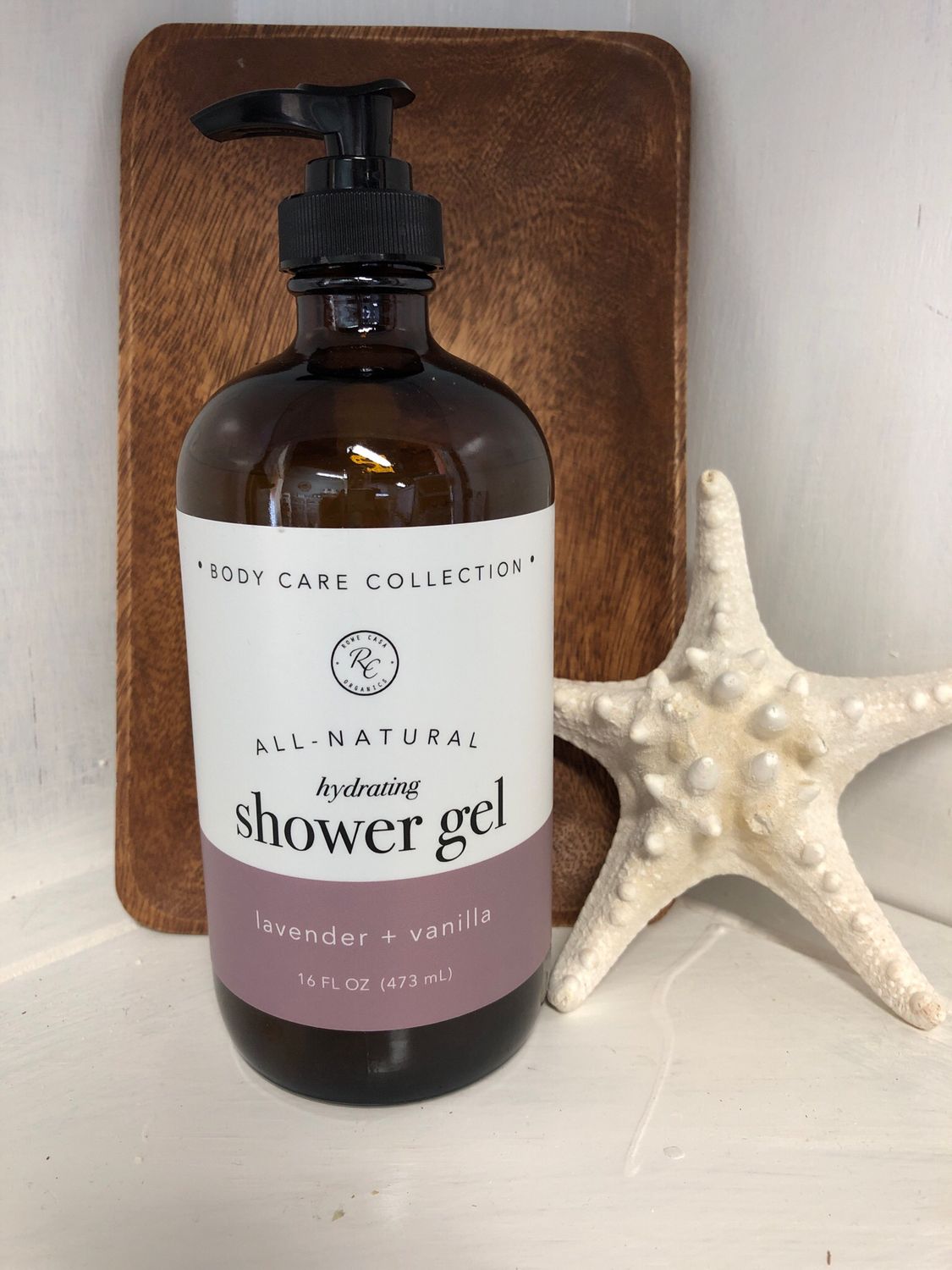 Shower Gel 16 oz lavender + Vanilla