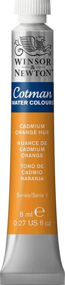 Cotman Watercolour 8ml Tube, Cadmium Orange Hue