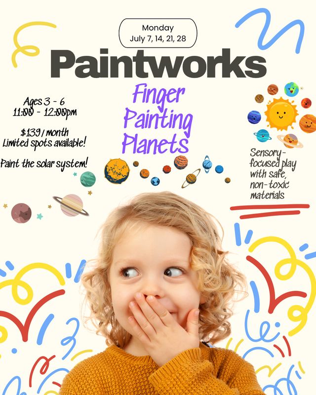 Finger Painting Planets