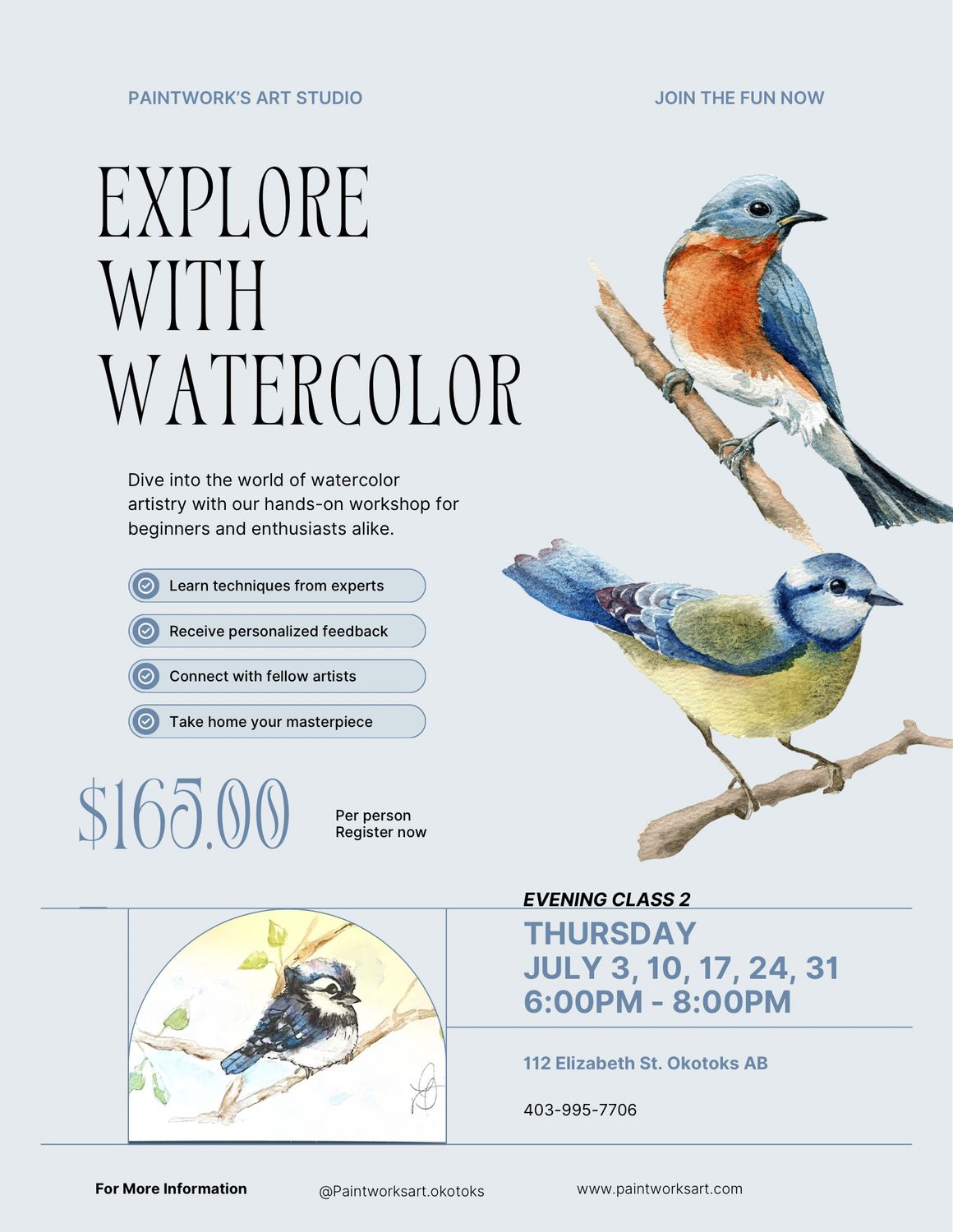 Explore With Watercolor - Evening
