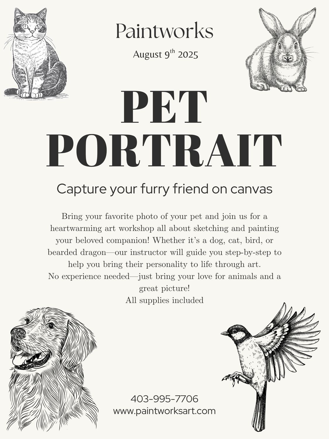 Pet Portrait For Kids