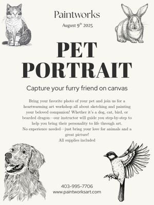 Pet Portrait For Kids