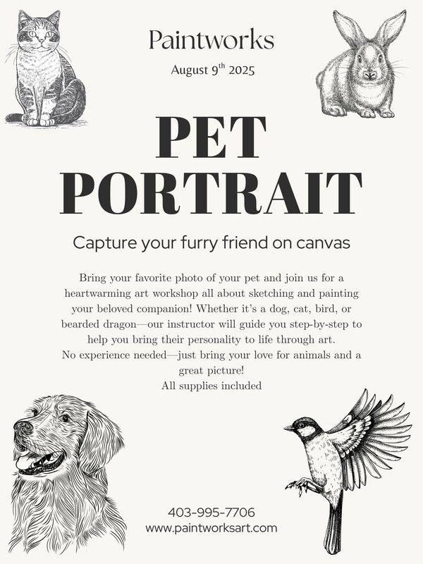 Pet Portrait For Kids