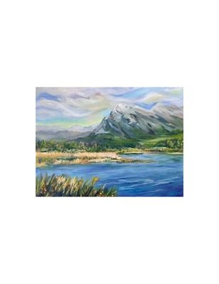 Beginning Oils Vermillion Lakes