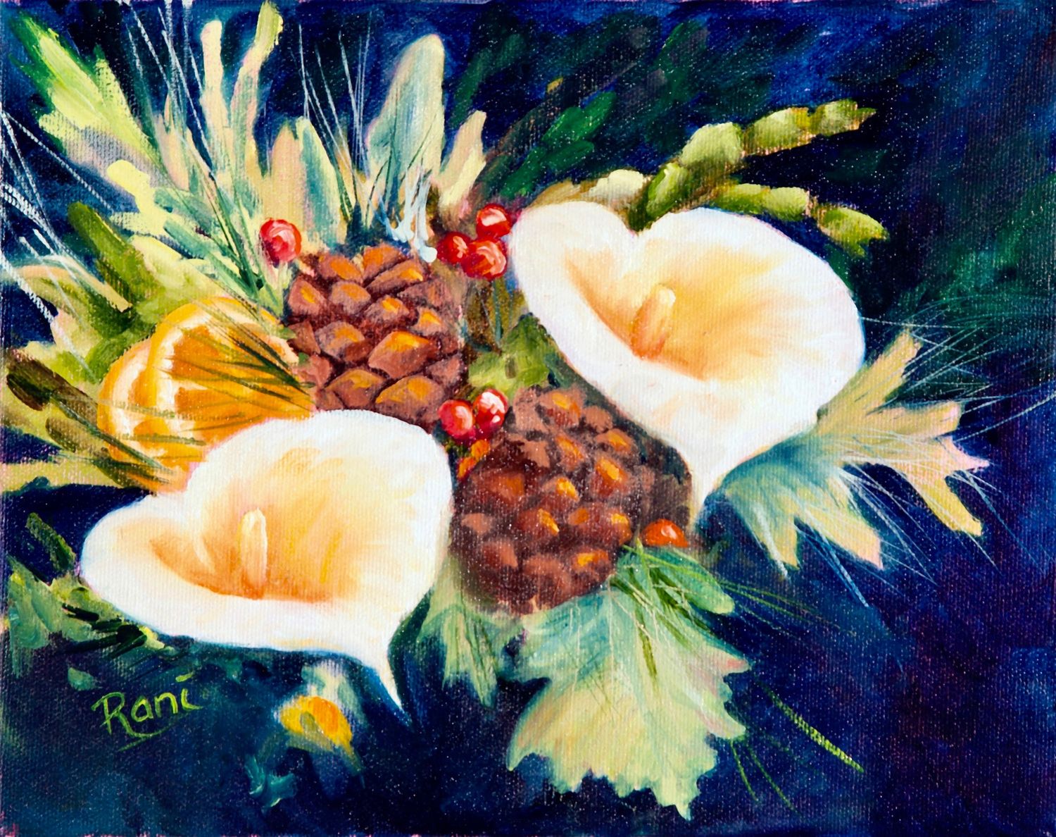 Christmas Oil Workshop