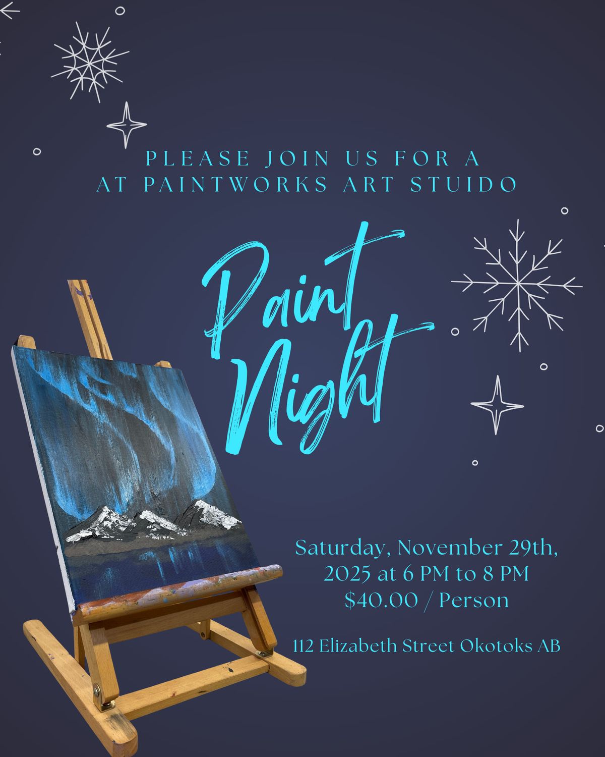 Paint Night - Northern Lights Paint Night - Northern Lights