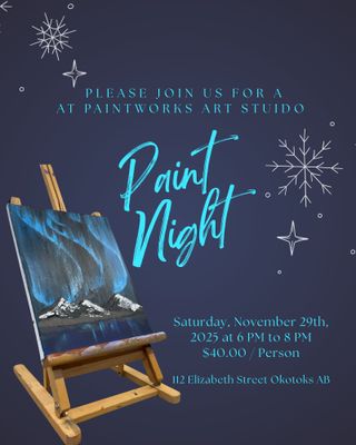 Paint Night - Northern Lights
