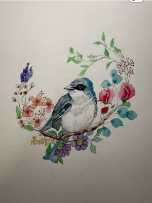 Watercolour Birds