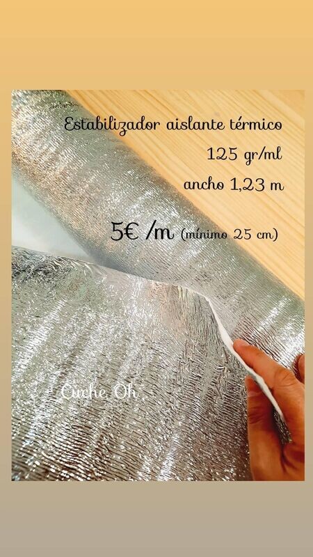 Estabilizador térmico / tela aislante / tela térmica / espuma térmica