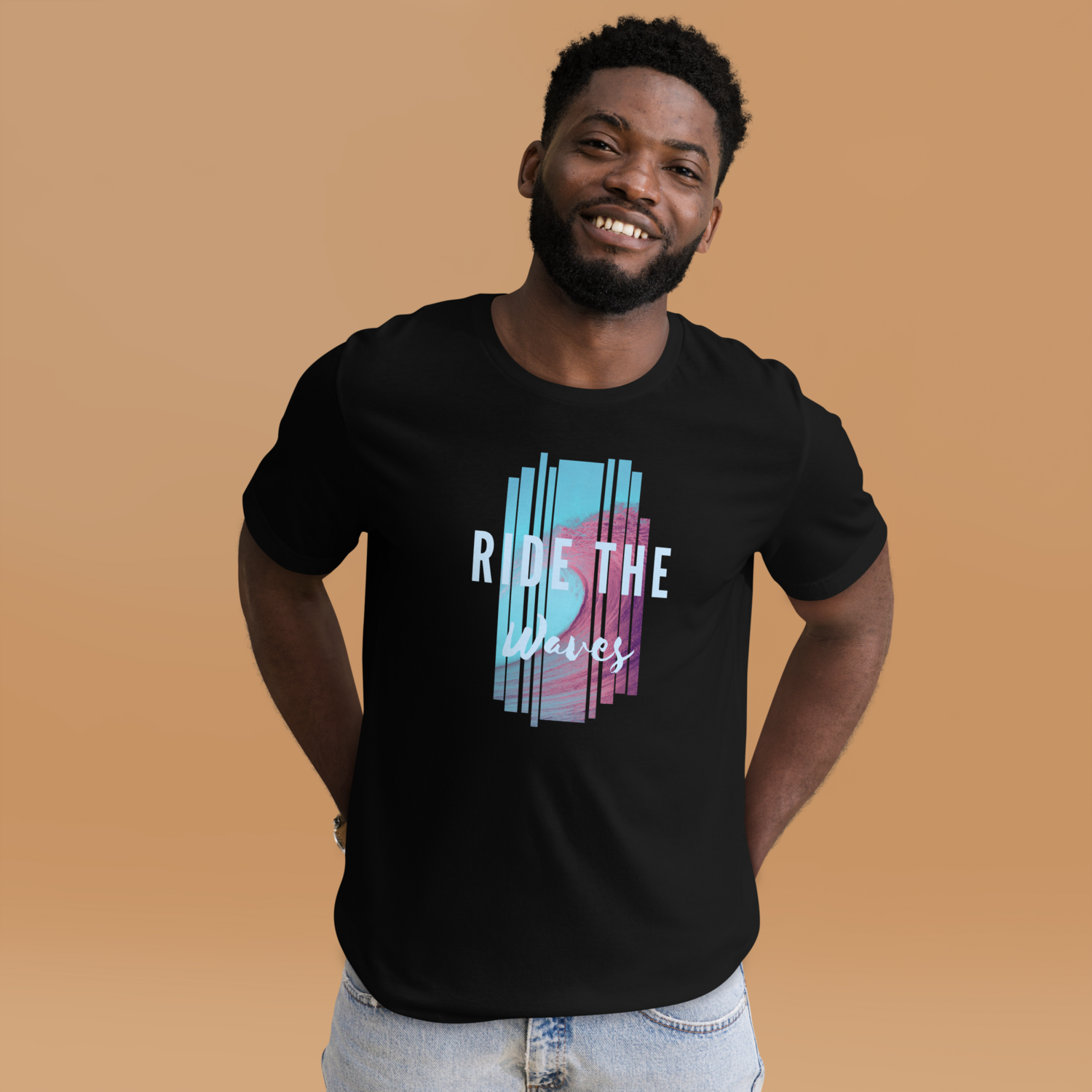 Ride The Waves - Unisex T-Shirt - Dark