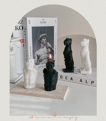 Hand Crafted David Laocoon Scented Candle