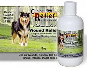 Canine Antimicrobial Wound Relief 8 oz