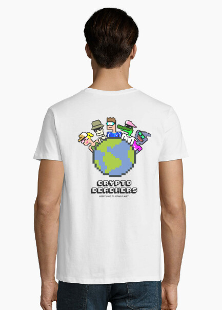 Tee-Shirt Blanc Planet