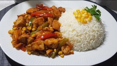 Meal with Rice - Spicy CS Signature�