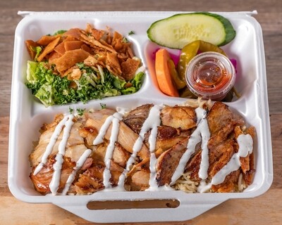 Meal with Rice - Regular Chicken Shawarma