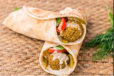 Falafel on Pita