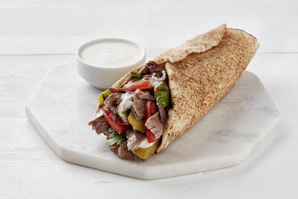 Wrap - Mix Shawarma on Pita