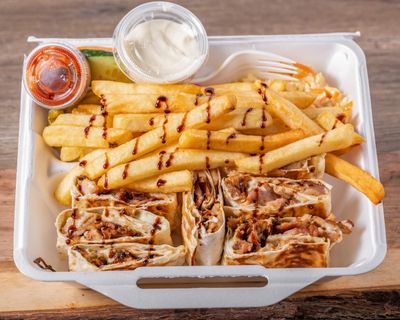 Meal - Charcoal Chicken Shawarma on Saj Bread