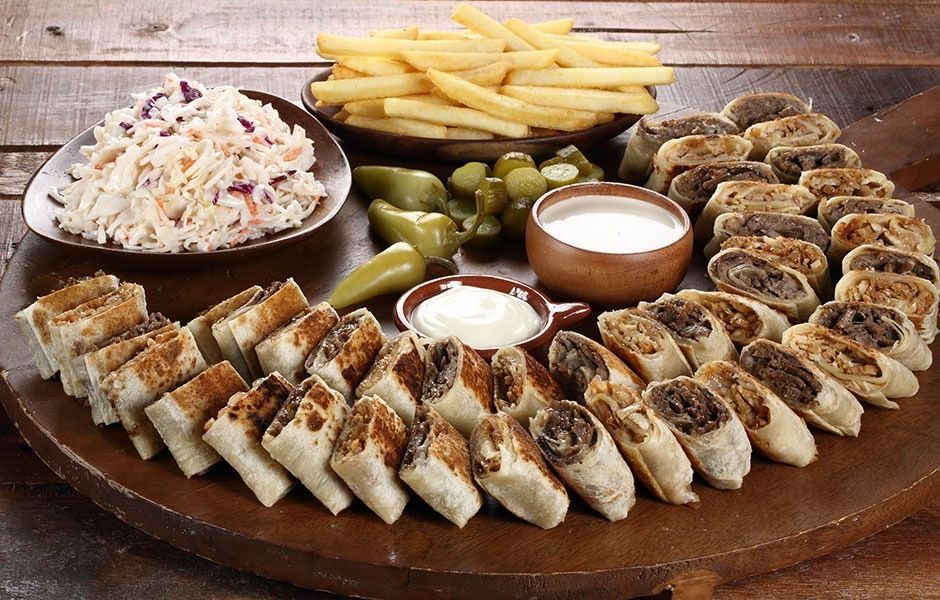 Family Platter - Charcoal Veal & Lamb Shawarma