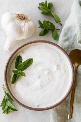 Side - Large Cream Garlic