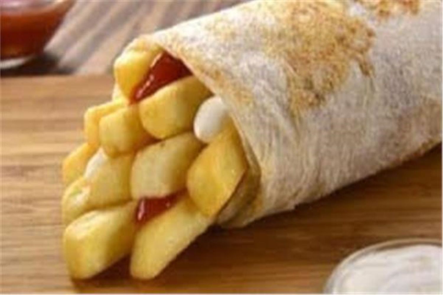 Fries on Saj Wrap