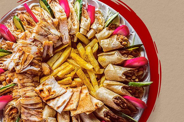 Family Platter - Charcoal Mix Shawarma