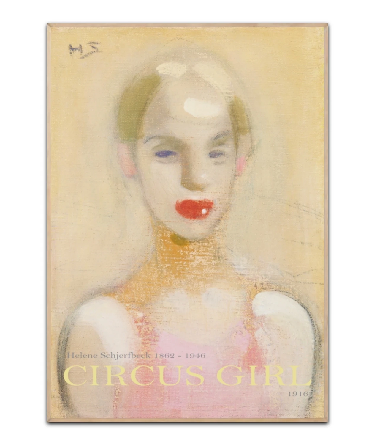 Helene Schjerfbeck – Circus Girl 1916 – 70×100 cm poster