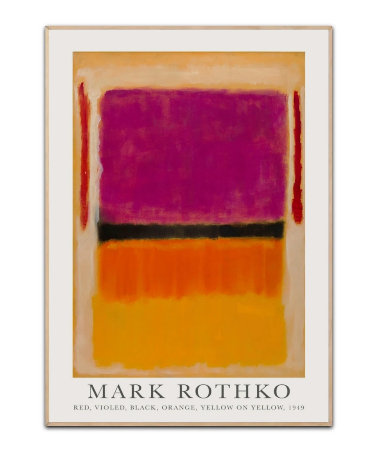 Mark Rothko 50×70 cm poster