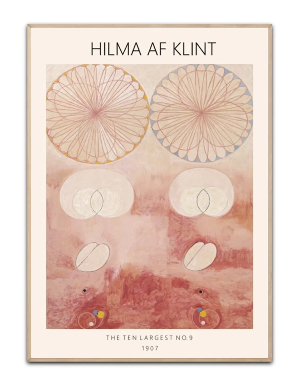 Hilma Klint The Ten Largest no 9- 50×70 cm poster