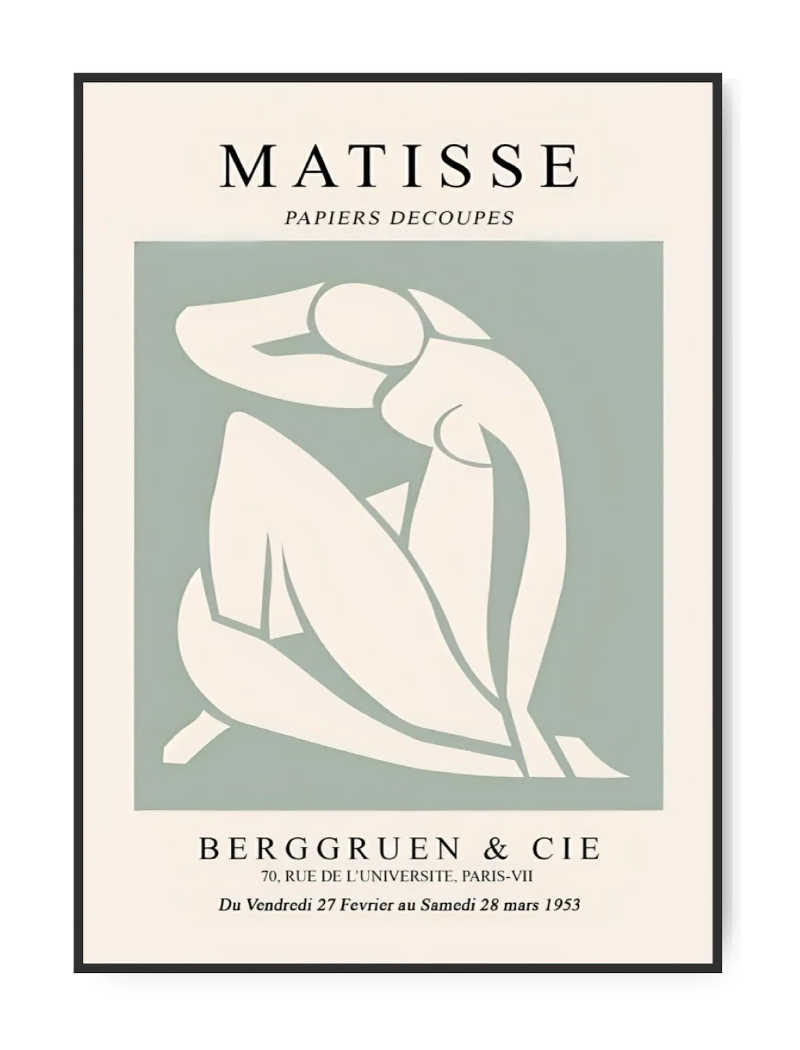 Henri Matisse - Berggruen &amp; Cie - 50×70 cm poster
