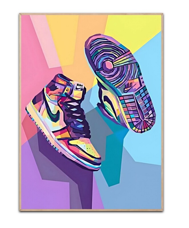 Sneakers Plakat og Poster - 50×70 cm