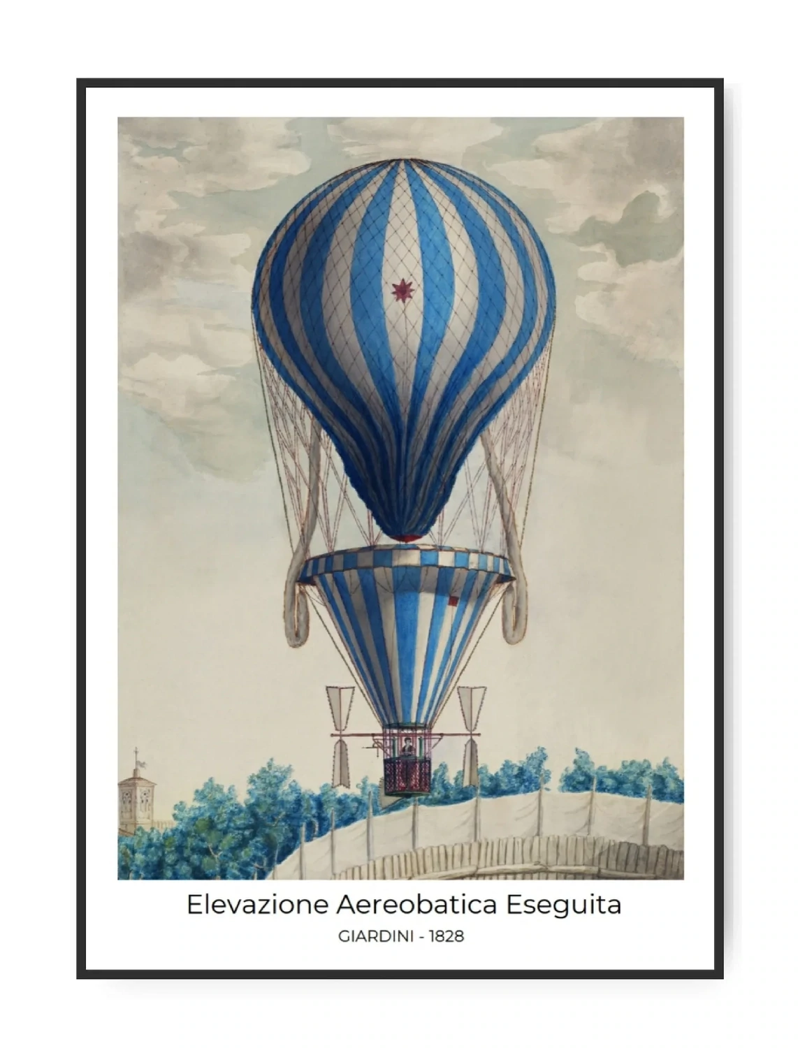 Elavazione Aerobatica Poster og Plakat - 50×70 cm