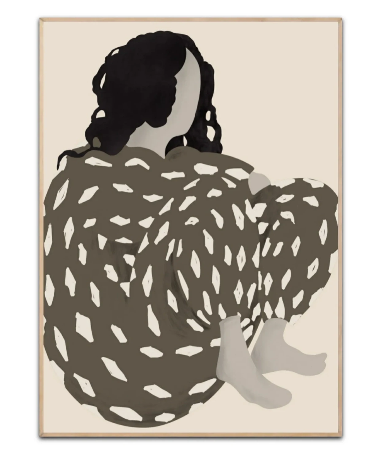 Lagom Lady  50×70 cm poster