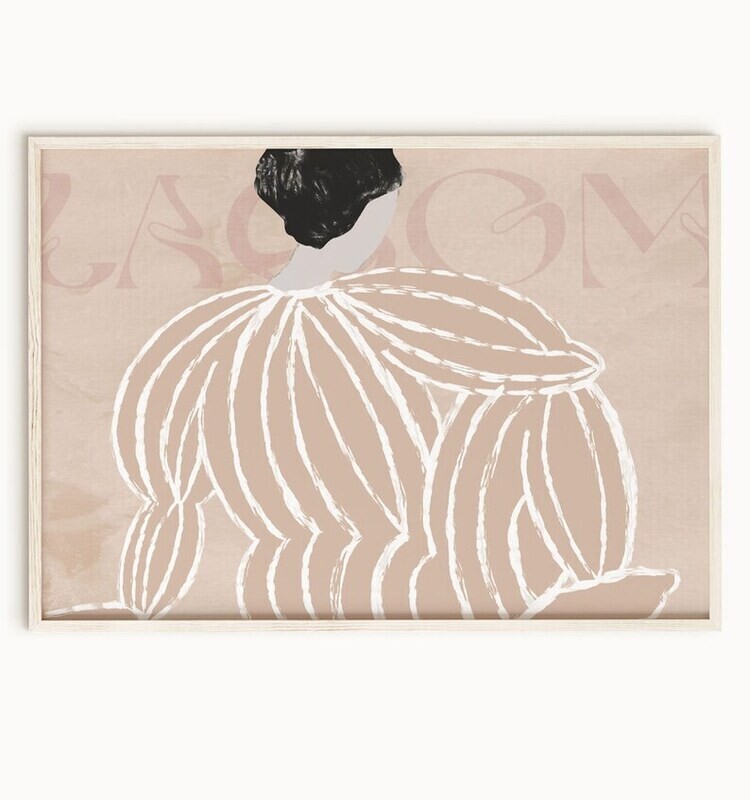 Lagom Lady 50×70 cm poster