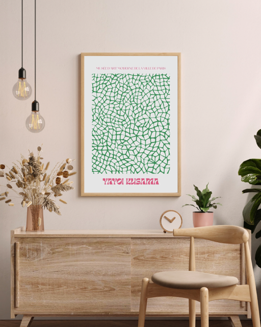 Green Yayoi Kusama -50×70 cm poster