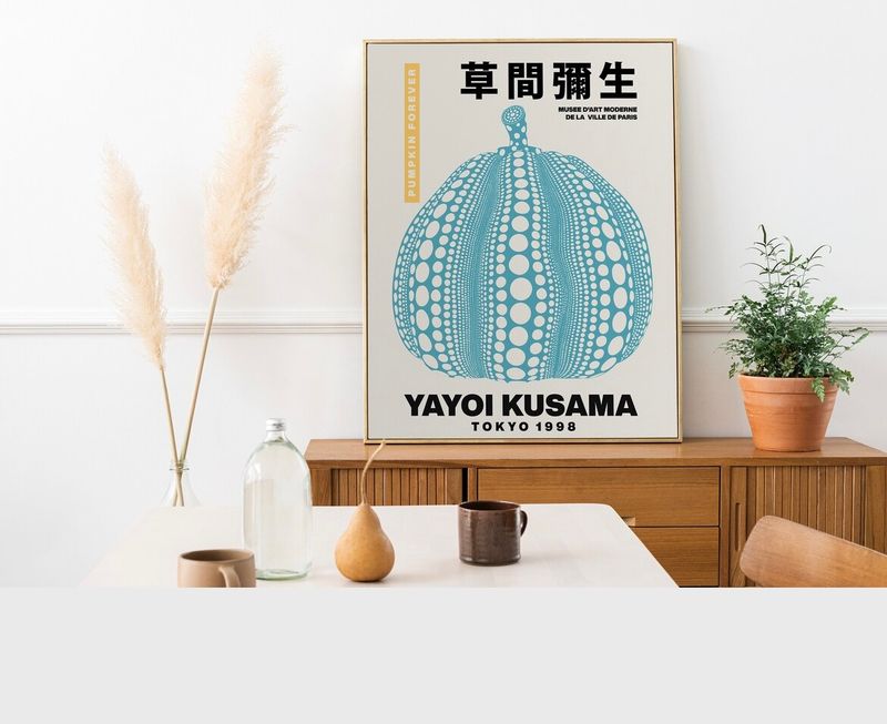 Yayoi Kusama Turkis - 50×70 cm poster