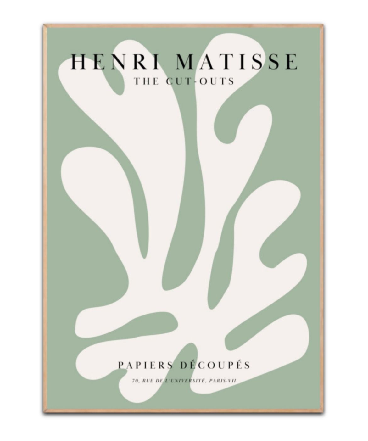 Henri Matisse Dusty Green Plakat 70x100 cm