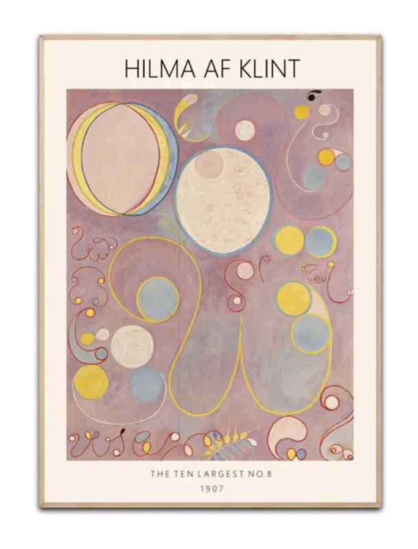 Hilma Klint - No 8 - 50×70 cm poster