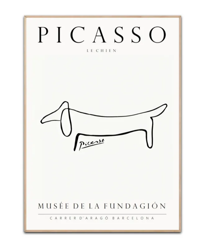 Picasso  Le Chien 50x70