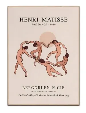 Henri Matisse The Dance 1910 -Berggruen &amp; Cie  50x70