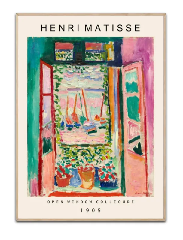 Henri Matisse Open Window Collioure 1905 - 50x70