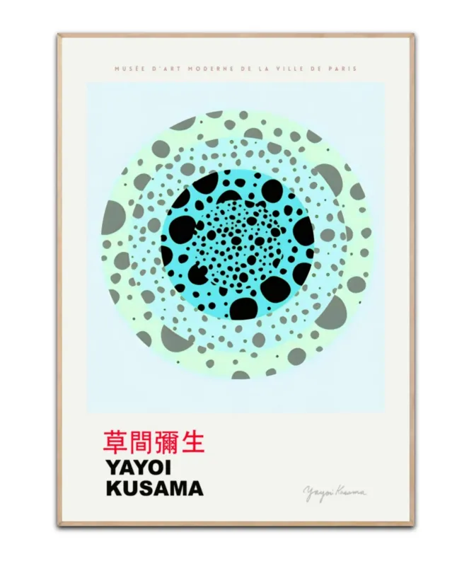 Pumpkin Yayoi Kusama Pink - 50×70 cm poster