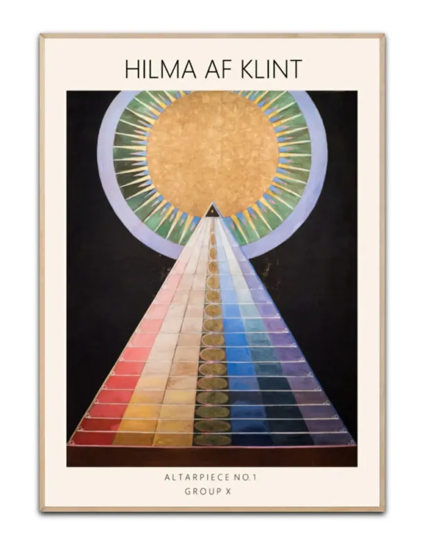 Hilma af  Klint Altarpiece no 1- 50×70 cm poster