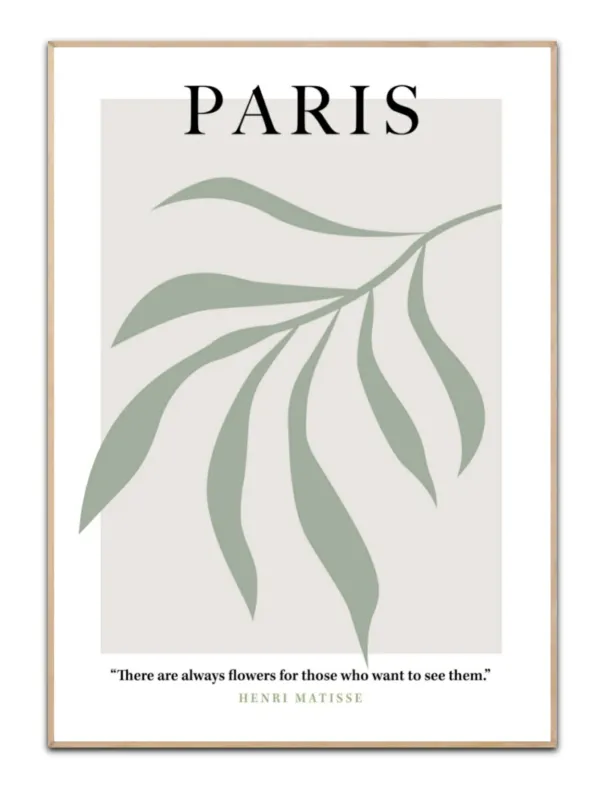 Henri Matisse - PARIS   70×100 cm poster