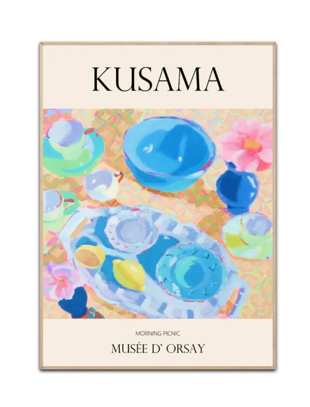 Pumpkin Yayoi Kusama Pink - 50×70 cm poster