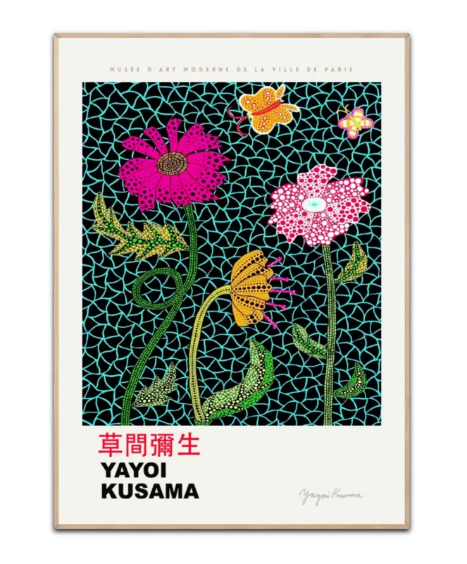 Pumpkin Yayoi Kusama Pink - 50×70 cm poster